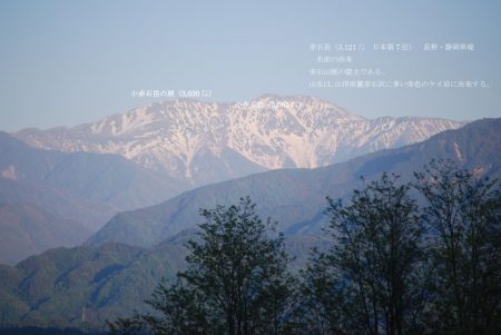 赤石岳（3,121㍍　日本第7位）